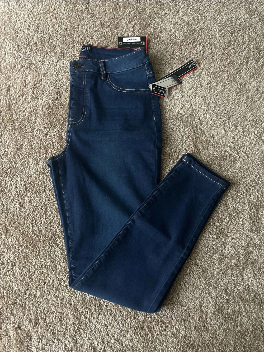 NWT BBJ Boom Boom Jeans High Rise Skinny Ankle Dark Wash Size 11